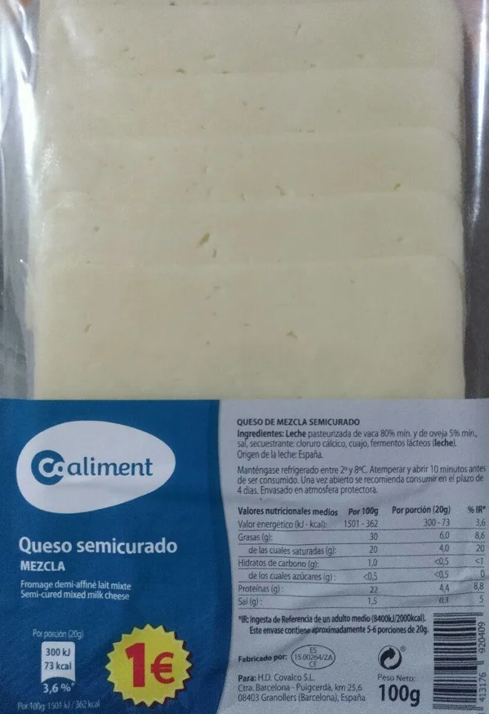 Queso semicurado