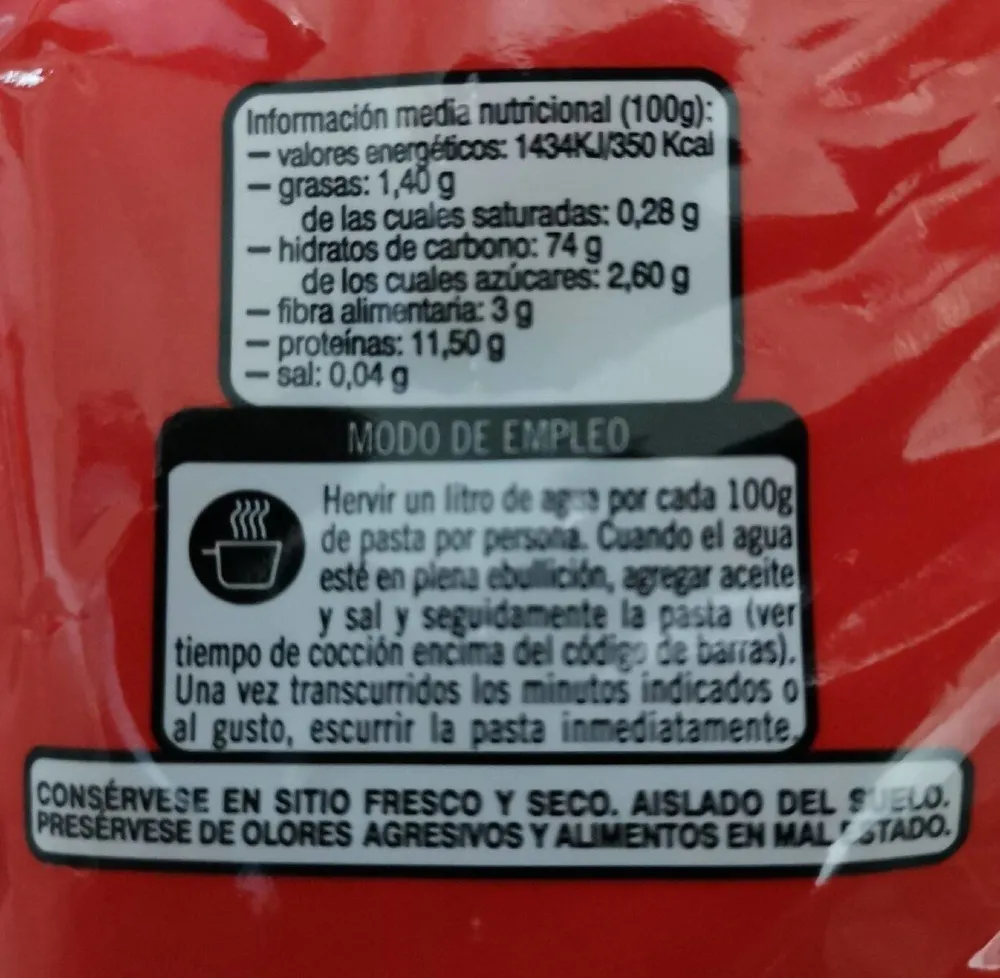 Pastas Alimenticias