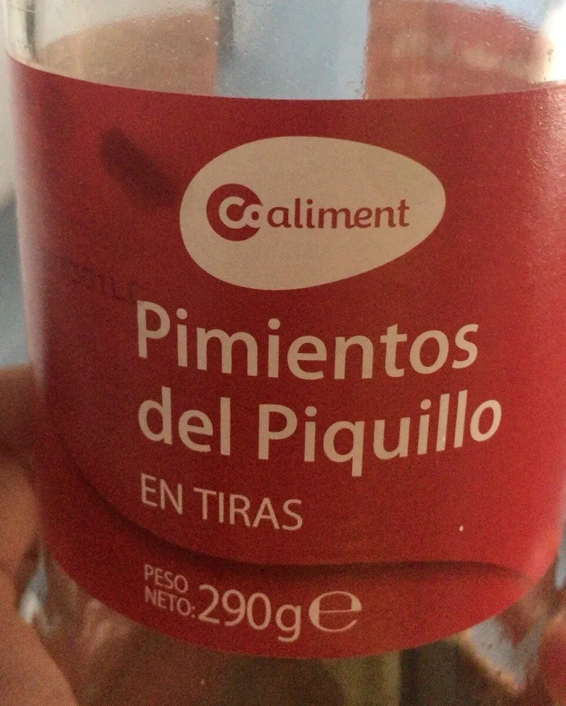 Pinientos del piquillo en tiras