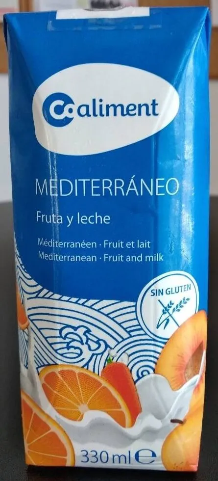 Mediterráneo fruta y leche