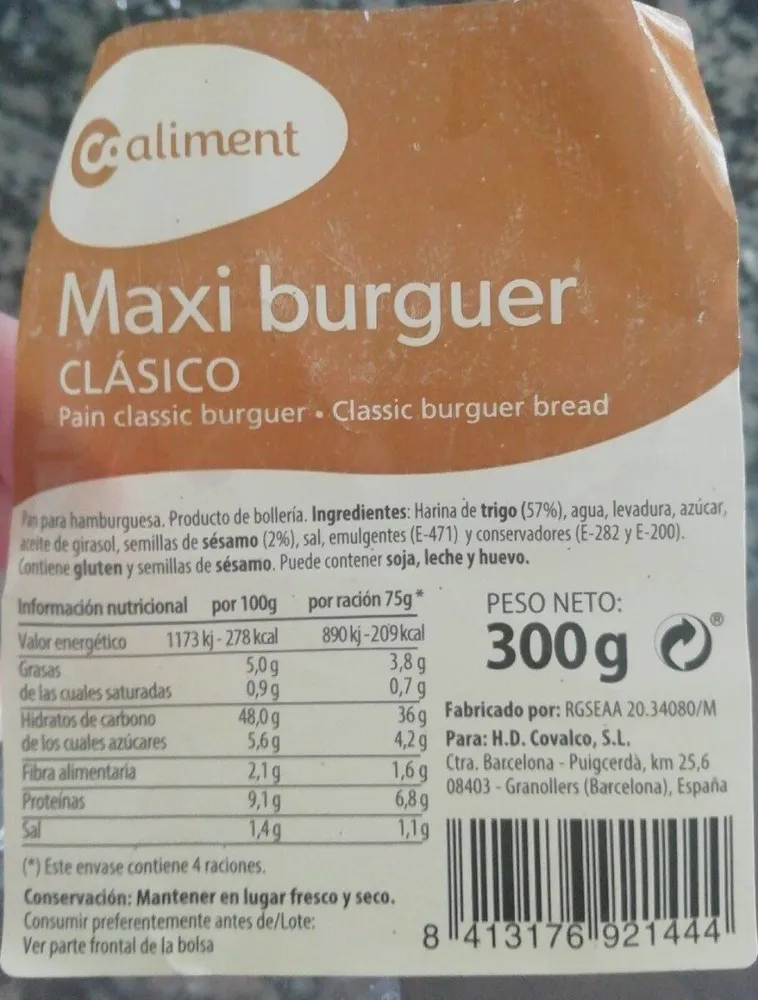 Maxi burguer clásico