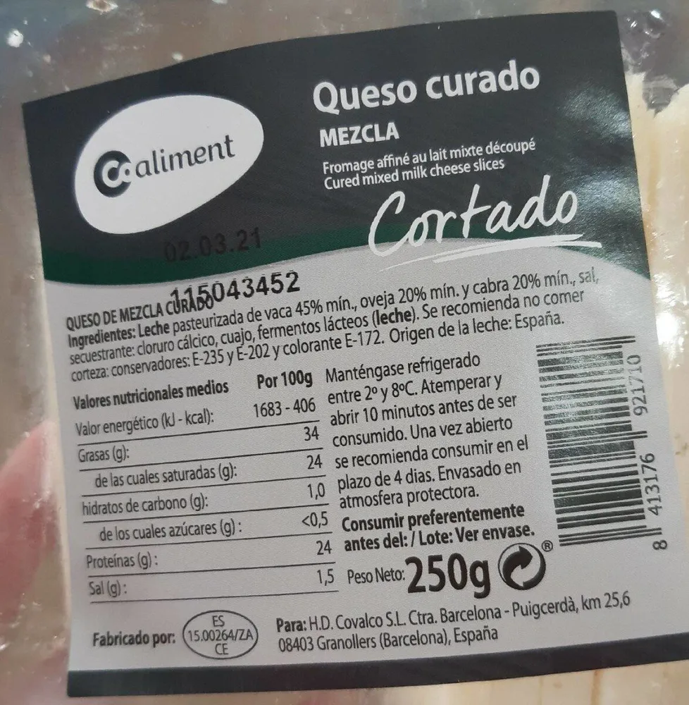Queso curado