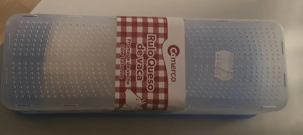 Rulo queso de vaca