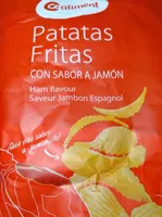Patatas fritas con sabor a jamón