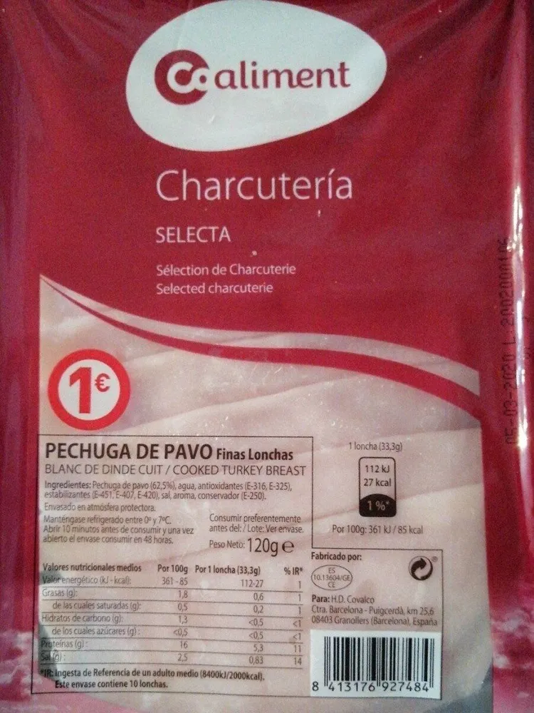 Pechuga de pavo