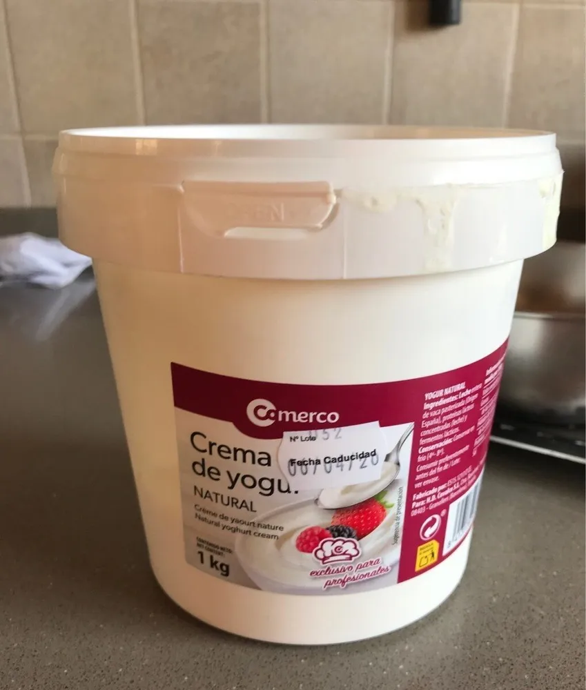 Crema de Yogurt Natural