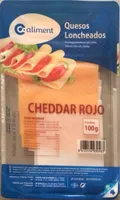 Quesos Loncheados Cheddar Rojo
