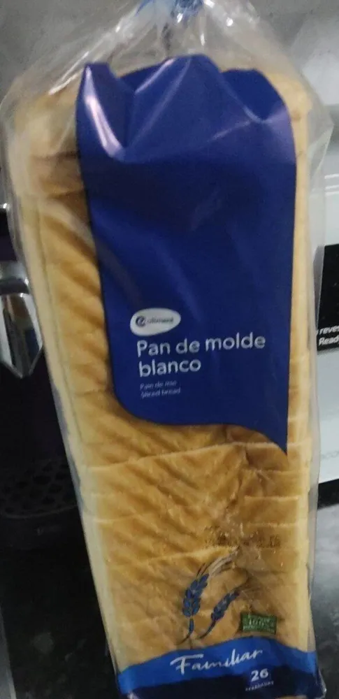 Pan de molde blanco