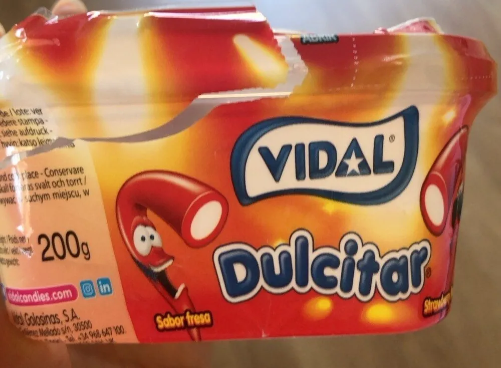 Vidal Strawberry Pencils 200G