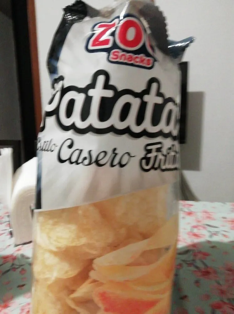 Zoo snacks patatas caseros estilo casero fritas