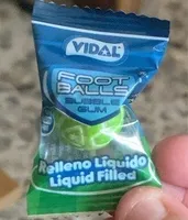 Foot balls bubble gum