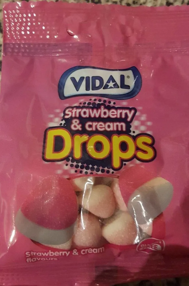 Strawberry and cream drops