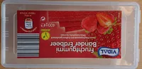 Fruchtgummi Bänder Erdbeer
