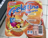 Gelatina sabor naranja