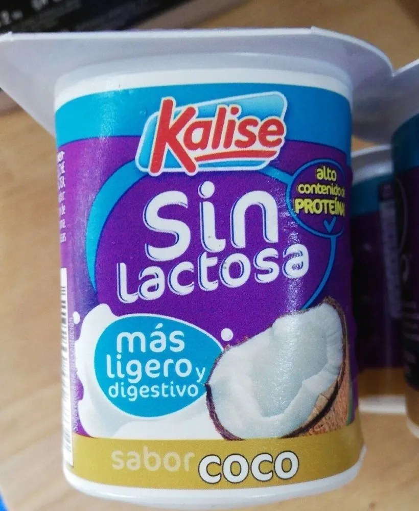 Yogurt sin lactosa sabor coco
