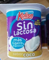 Yogurt sin lactosa sabor coco