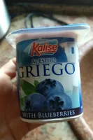 Yogur griego con arándanos