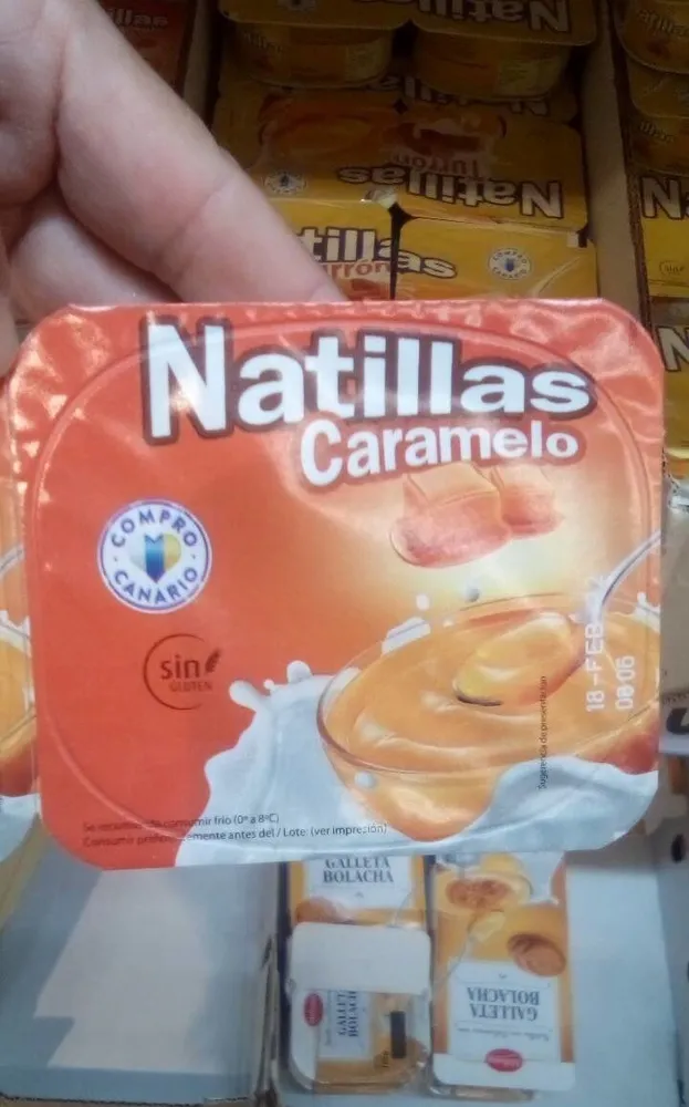 Natillas caramelo