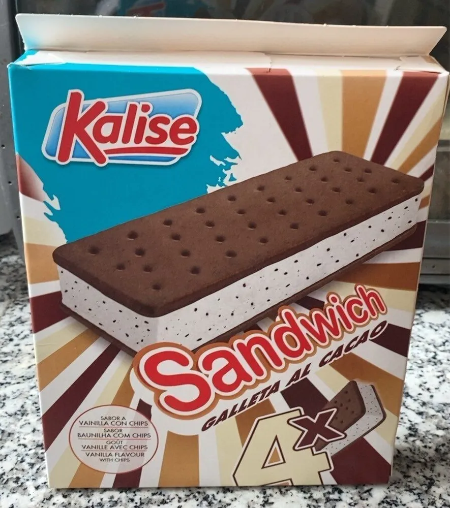 Sandwich galleta al cacao