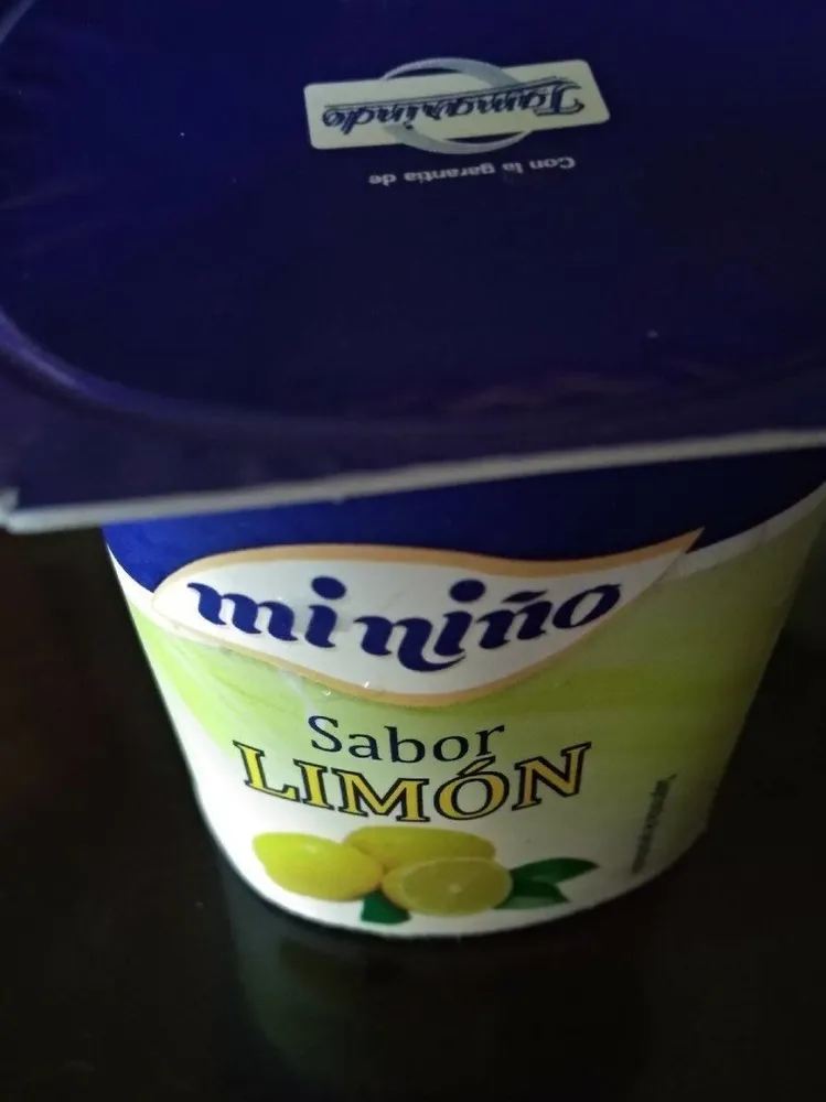 Yogur sabor limón
