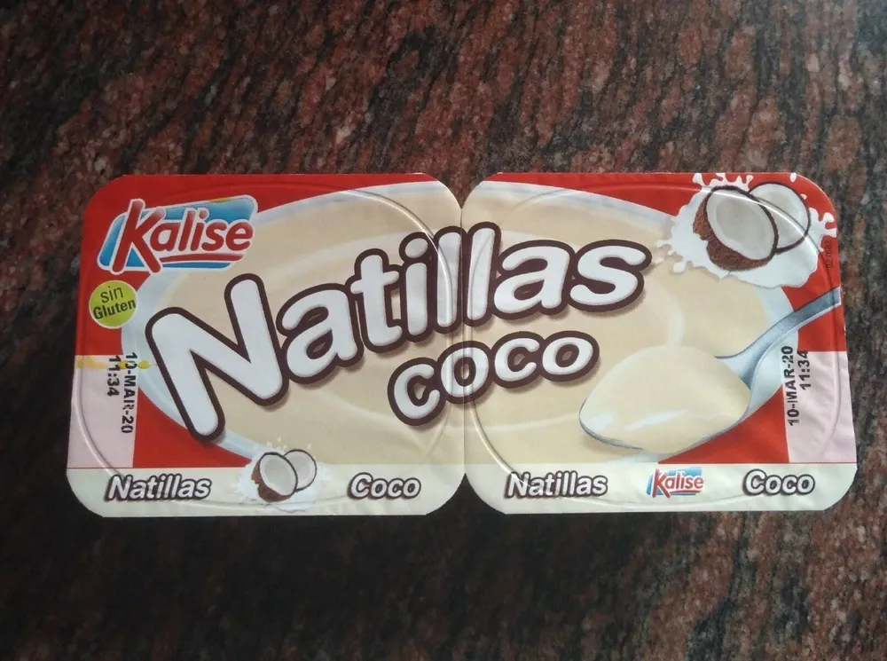 Natillas Fresa