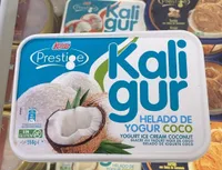 Kaligur helado de yogur coco