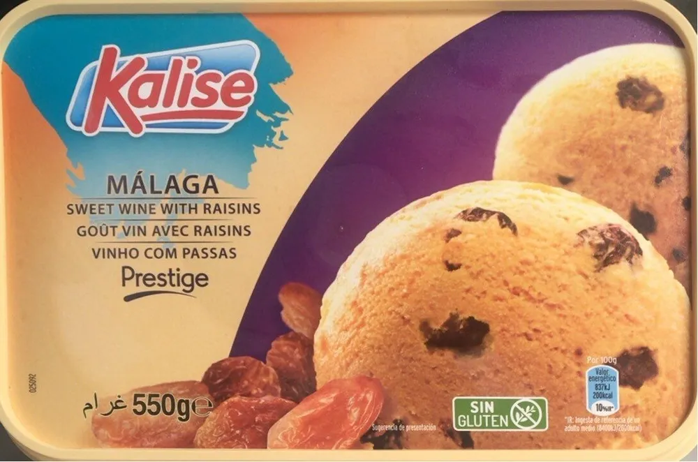 Helado Málaga