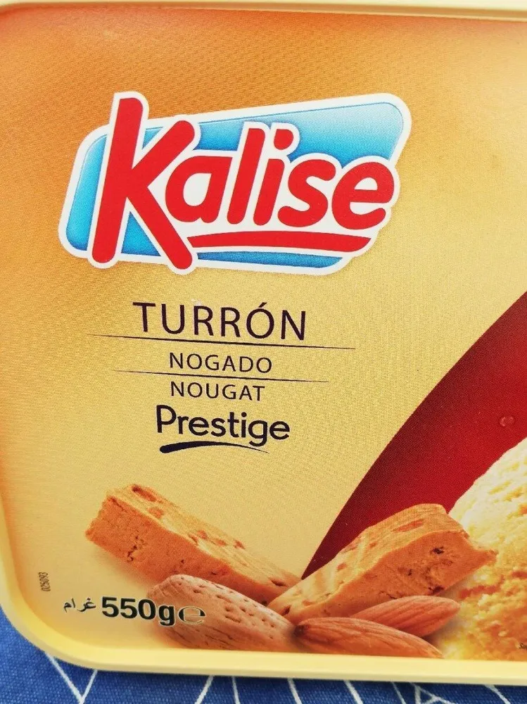 Helado de turrón