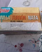 Helado Familiar vainilla turrón nata