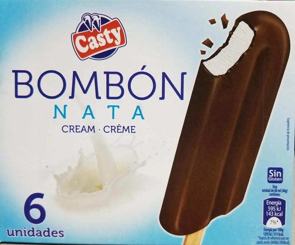 Helado Bombón Nata