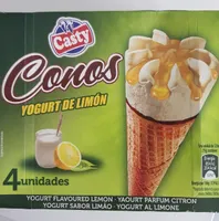 Conos yogurt de limón