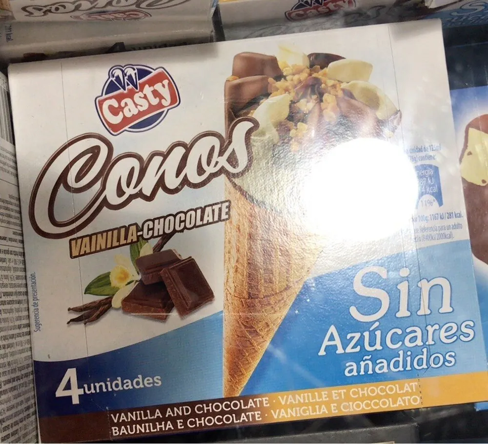 Conos VAINILLA-CHOCOLATE