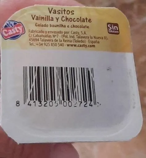 Vasito vainilla y chocolate