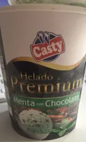 Casty helado premium menta con chocolate