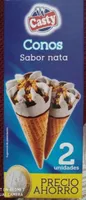Conos sabor nata