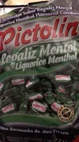 Caramelos regaliz mentol