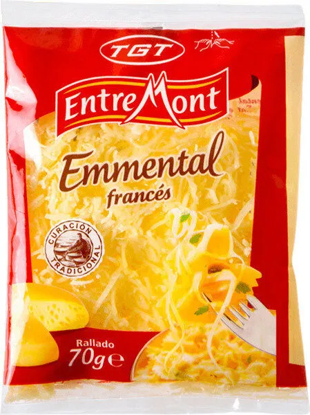 Queso rallado emmental