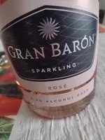 Vin mousseux rosé désalcoolisé