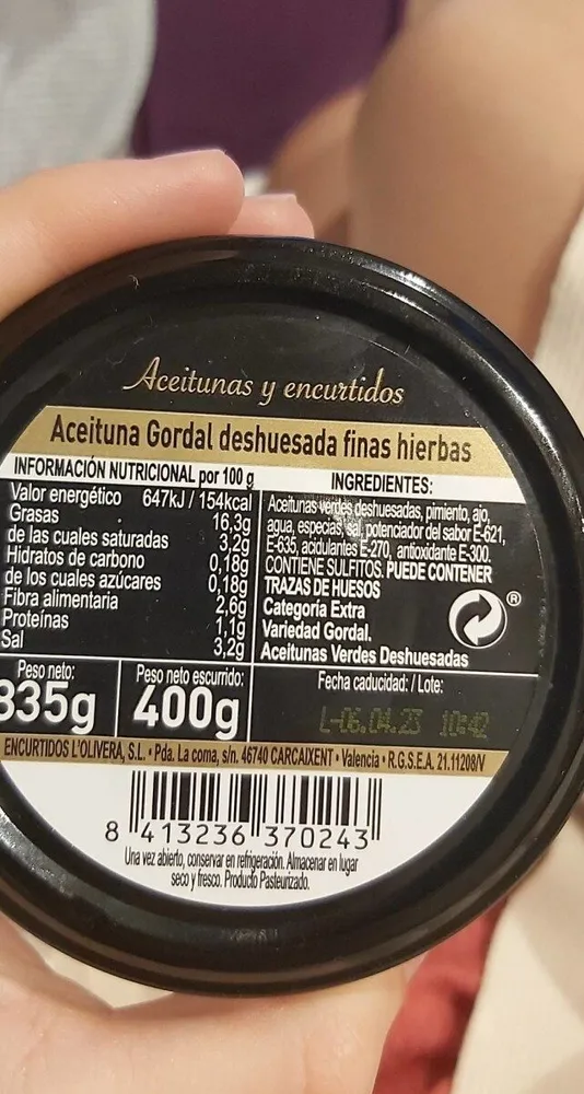 Aceituna gordal