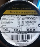 Picadillos de encurtidos