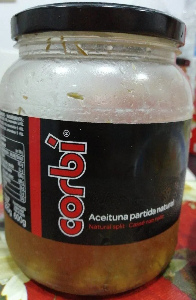 Aceituna partida natural Corbí
