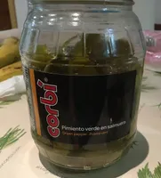 Pimiento verde en salmuera