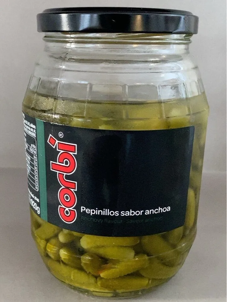 Pepinillos sabor anchoa