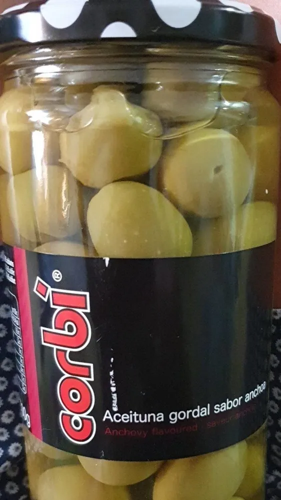 Aceituna gordal sabor anchoa