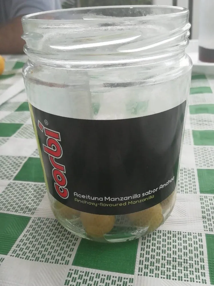 Aceituna Manzanilla sabor Anchoa