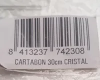 Cartabón 30cm Cristal