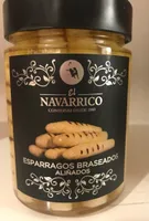 Esparragos braseados