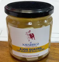 Ajos suaves con aceite de oliva virgen