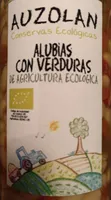 Alubias con verduras de agricultura ecológica