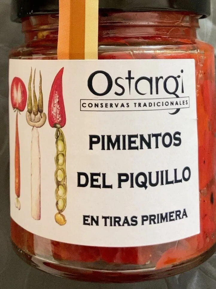 Pimientos del piquillo en tiras primera